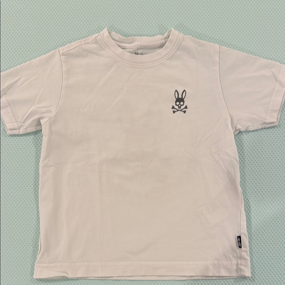 Psycho Bunny White Short Sleeve Tee Casual Cotton